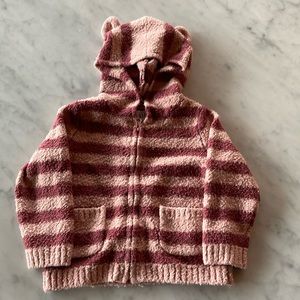 Teddy bear gap striped fuzzy sweater